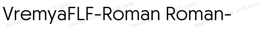 VremyaFLF-Roman Roman字体转换
